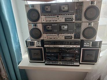 Другая аудиотехника: Портативные магнитолы и аудиосистемы SHARP (винтаж) Описание: - — 1