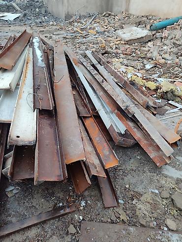 Двутавровая балка: Стальные балки/швеллера, разнокатаные, после демонтажа конструкций. - — 8