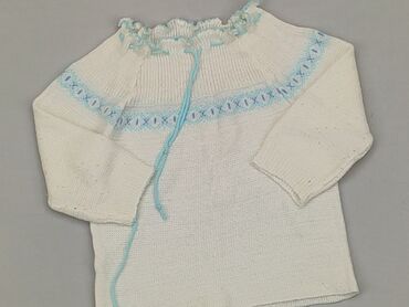 biały sweterek na komunie: Sweter, 0-3 m, stan - Dobry