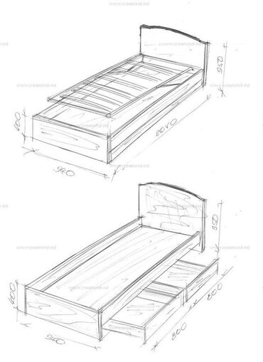 кровати одно: Односпальная Кровать, Б/у