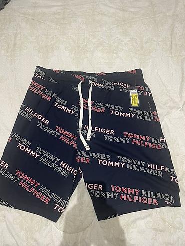 Шорты: Мужские шорты, Tommy Hilfiger, L, цвет - Синий — 1