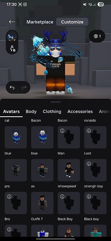 robux qiymetleri: Roblox hesabı satılır. Hesabda bir dənə Limited papaq var. Hesabda — 2