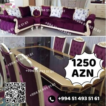 Masa və oturacaq dəstləri: Qonaq otağı üçün, Yeni, Açılmayan, Dördbucaq masa, 6 stul -da lalafo.az — 16 Masa və oturacaq dəstləri: Qonaq otağı üçün, Yeni, Açılmayan, Dördbucaq masa, 6 stul — 16