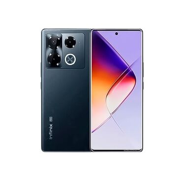 телефон флай повер: Infinix Note 40 Pro, 256 ГБ, цвет - Черный, Беспроводная зарядка, С документами