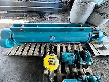 Тельферы: Продаём б/у тельфер (подъёмник) грузоподъёмностью 10 тонн. Длина троса — 7