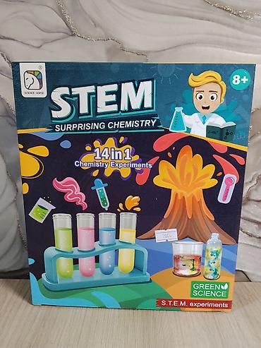 эксперимент: Набор для опытов по химии STEM “Surprising Chemistry” 14‑в‑1 (8+) Что — 1