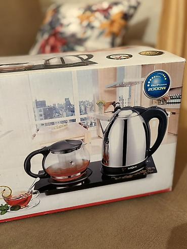 eurolux: Elektrikli çaynik Eurolux TEA-KETTLE çay dəsti Yenidir heç vaxt — 2