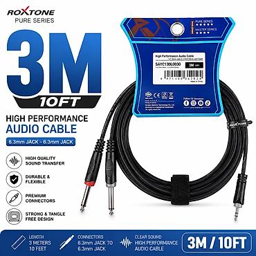 Минидиск-плееры: RoxTone Professional Audio Cable – 3 m / 10 ft - Bağlantı: 3.5 mm — 5