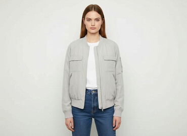 kurtka zimowa do sukienki: Missguided, Women`s bomber jacket, size S