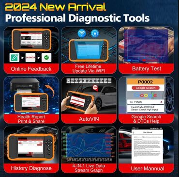 Alati za automobile: NOVO -LAUNCH X431 Creader Elite 2.0 OBD2 Ford GM Chrysler Full Systems — 9