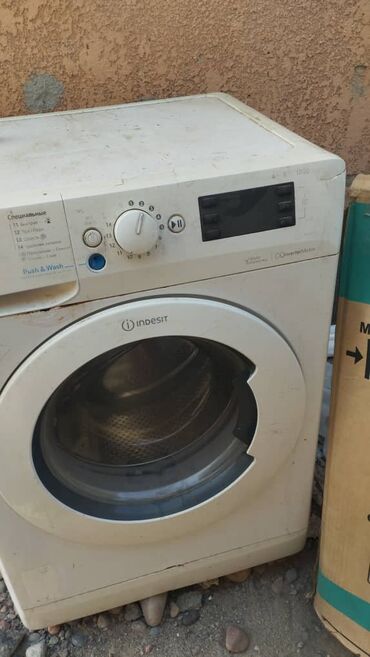 gps трекеры установка: Кир жуучу машина Indesit, Колдонулган, Автомат, 9 кг чейин, Толук өлчөм