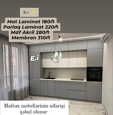 Mətbəx mebellərinin sifarişi • Dizayn: Minimalist və funksional düz lalafo.az -da Mətbəx mebellərinin sifarişi • Dizayn: Minimalist və funksional düz