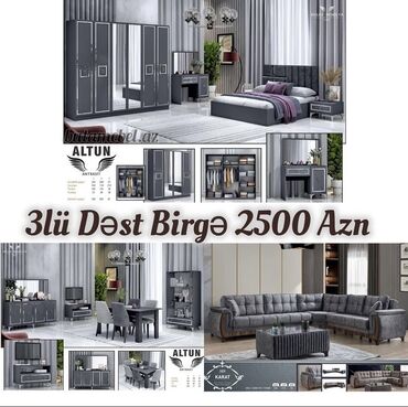 Divan və kreslo dəstləri: İkinəfərlik çarpayı, Yeni