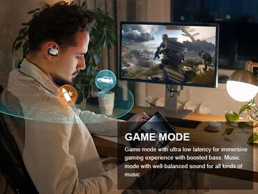 Qulaqcıqlar: Yeni Simsiz (Bluetooth) Qulaqcıqlar, Edifier, rəng - Qara — 9