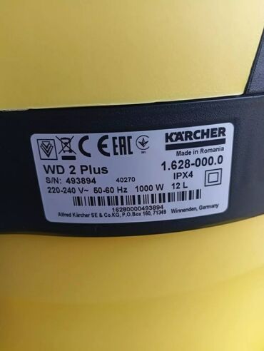 Пылесосы: Пылесос, Karcher, Стандартный, Сухая, Влажная, Смешанная, Контейнер, Мешок, Циклонный фильтр at lalafo.kg — 9 Пылесосы: Пылесос, Karcher, Стандартный, Сухая, Влажная, Смешанная, Контейнер, Мешок, Циклонный фильтр — 9