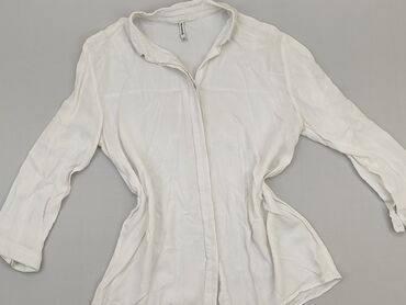 białe bluzki z długim rękawem stradivarius: Shirt, Stradivarius, M (EU 38), condition - Good