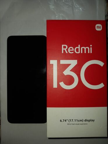 уюлдук телефондор: Redmi, Redmi 13C, Колдонулган, 256 ГБ, түсү - Кара