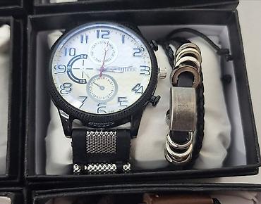 Ručni satovi: Muški set ručnih satova sa narukvicama - Više dizajna u kompletu — 1