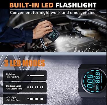 skuter adapter: Çoxfunksiyalı portativ hava nasosu və start verən cihaz - Avtomobil — 3