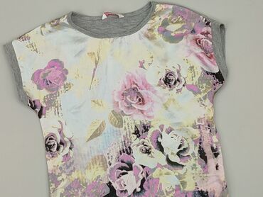 letnie sukienki w kwiaty midi: T-shirt, 10 years, 134-140 cm, condition - Good