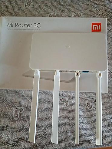 wifi elaqe nomresi: Xiaomi Mi Router Wi‑Fi router. az islenib 4G Ağ rəngi, yığcam və — 2