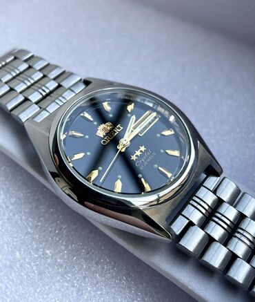 Qol saatları: İşlənmiş, Qol saatı, Orient, rəng - Gümüşü — 1