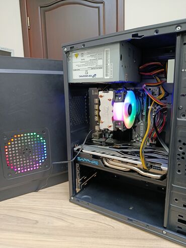 deepcool matrexx: Компьютер, ядролор - 4, ОЭТ 8 ГБ, Оюндар үчүн, Колдонулган, Intel Core i7, AMD Radeon RX 580, SSD