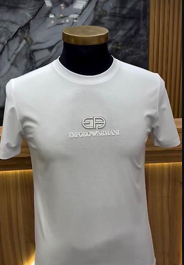 Futbolkalar: Futbolka, Emporio Armani, 2XL, rəng - Ağ — 1