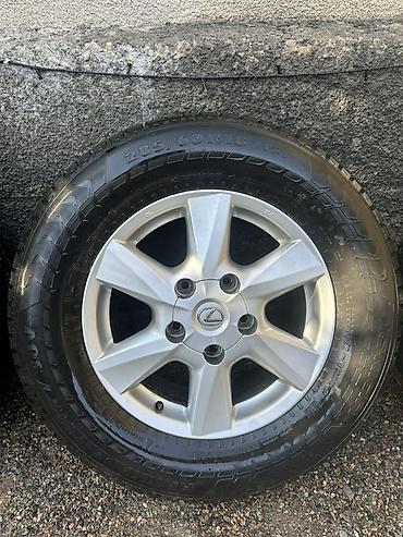 r18 lx: Колеса в сборе 285 / 60 / R 18, Зима, Б/у, Комплект, Внедорожные (АТ/МТ), Литые, отверстий - 5 — 5