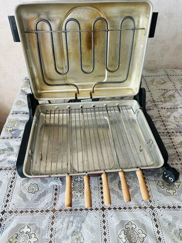 Aspiratorlar: Qorizontal manqal, 5 şişli, Termostat ilə, İşlənmiş