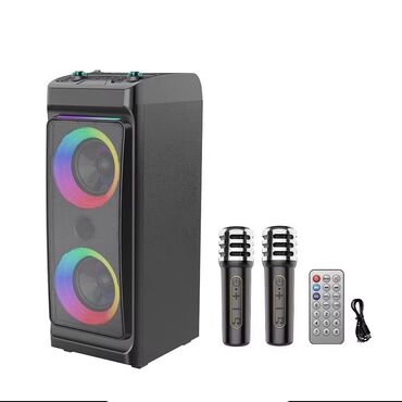 Игрушки: Портативная акустическая система с подсветкой RGB и комплектом для