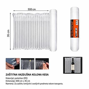 KMT Za vreća 5302222 Zaštitna vazdušna kolona kesa u roli – praktično
