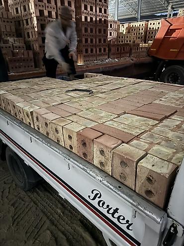 модульный блок: Пустотелый, дырчатый, Жженый кирпич, Полублок, 250×120×88 — 5