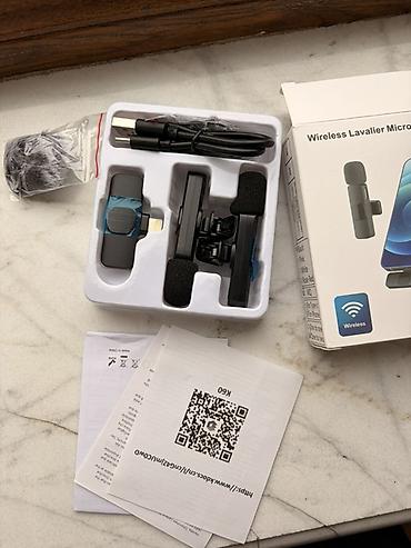 veten komputer: 🎤 Wireless Lavalier microphone/ simsiz mikrofon (iPhone üçün) – Yeni — 3
