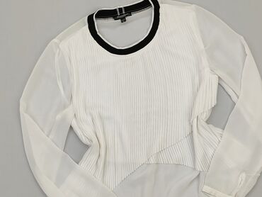 białe bluzki bawełniane z długim rękawem: Bluzka Damska, M, stan - Bardzo dobry