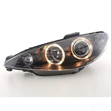 CRNI ANGEL EYES FAROVI PEUGEOT PEZO 206 | Crni tuning sportski clear