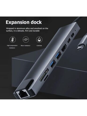 bluetooth usb: USB Hub 8 in 1
