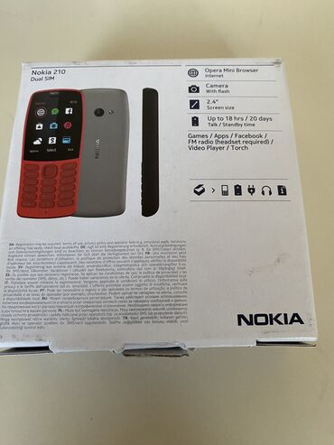 nokia dual sim: Nokia C210, rəng - Qara, Düyməli