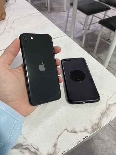 купить ноутбук core i7: IPhone SE 2020, Колдонулган, 64 ГБ, Кара, Кулакчындар, Заряддоочу түзүлүш, Коргоочу айнек, 93 %