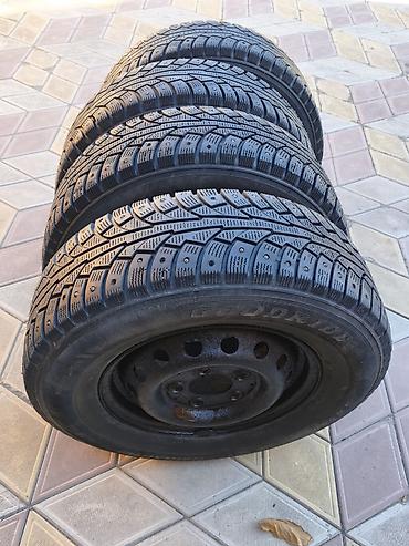 r18 kia: Колеса в сборе 225 / 70 / R 15, Зимняя шипованная, Б/у, Комплект, Легкий коммерческий транспорт (C/LT), Железные, отверстий - 5 — 2