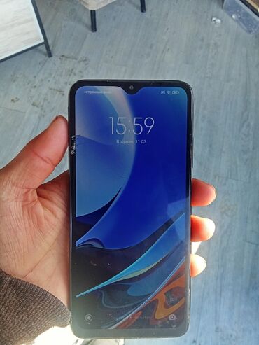 Redmi: Redmi, Redmi 9T, Б/у, 64 ГБ, цвет - Черный, 2 SIM