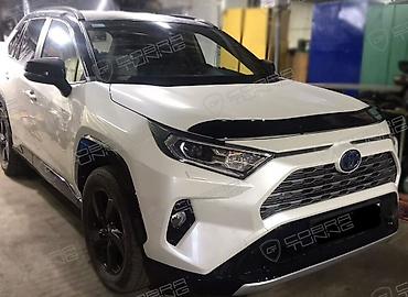 оргстекл: Дефлектор капота (мухобойка) для Toyota RAV4 (поколение XA50 — 1