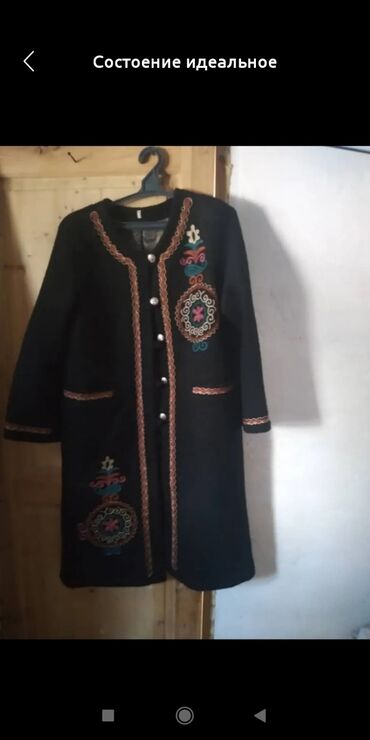 драп пальто женское: Пальто, Классика, Карманы накладные, 5XL (EU 50)