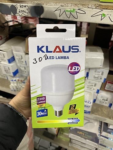 LED-лампа KLAUS - Мощность: 30 Вт (эквивалент ~250 Вт) - Световой