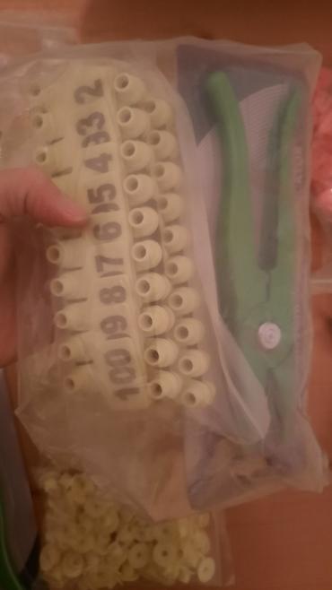 Breloklar: Qoyun və inəklər üçün müxtəlif növdə qulaq birkalar və qulaq deşənlər — 12