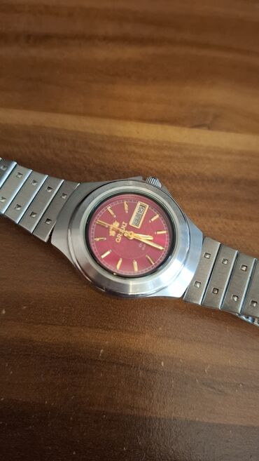 Qol saatları: İşlənmiş, Qol saatı, Orient, rəng - Qırmızı — 3