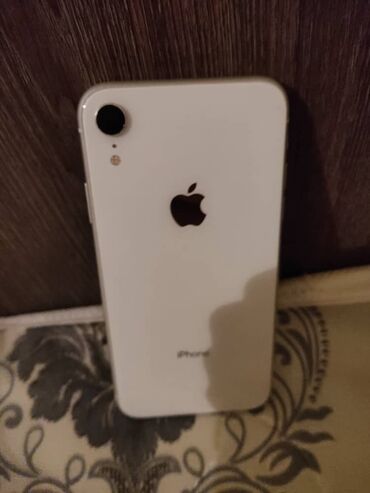 айфон 15 мах: IPhone Xr, Б/у, 64 ГБ, Белый, Защитное стекло, Чехол, 81 %