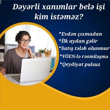 Mühafizə, təhlükəsizlik: Evdən çıxmadan gəlir əldə etmək üçün onlayn fəaliyyət imkanı təqdim