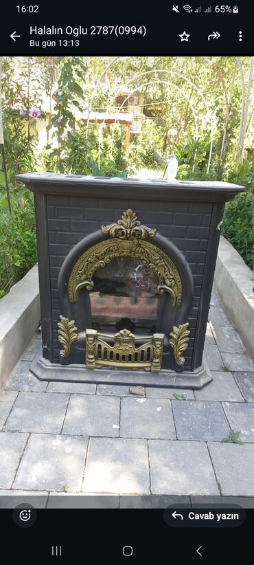 Odun: Kamin Peçi, Yeni, yanacaq - Qaz