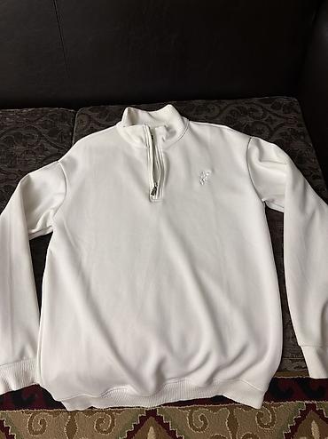 ll bean: Мужская толстовка, L, Us Polo Assn, Новый, цвет - Белый, Самовывоз — 1